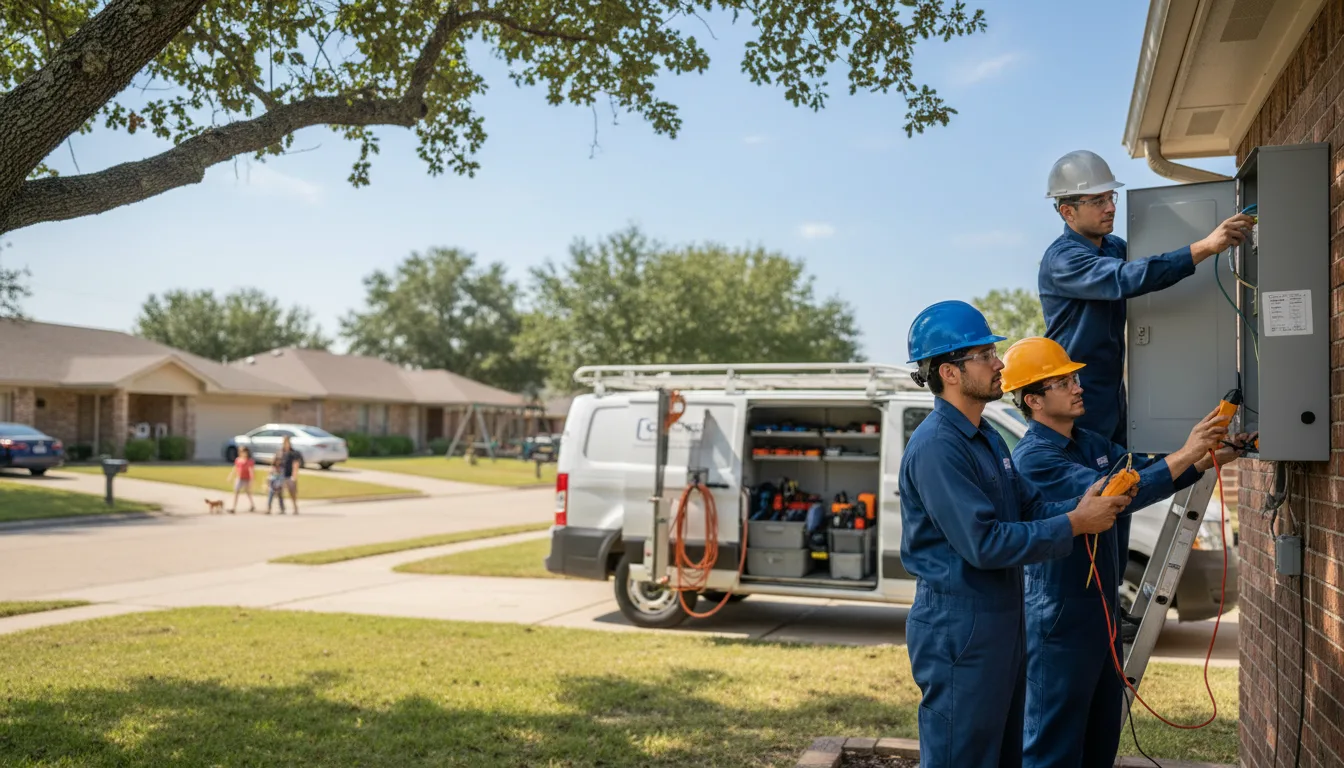 Certified electrician providing emergency electrical services in Oketo, KS